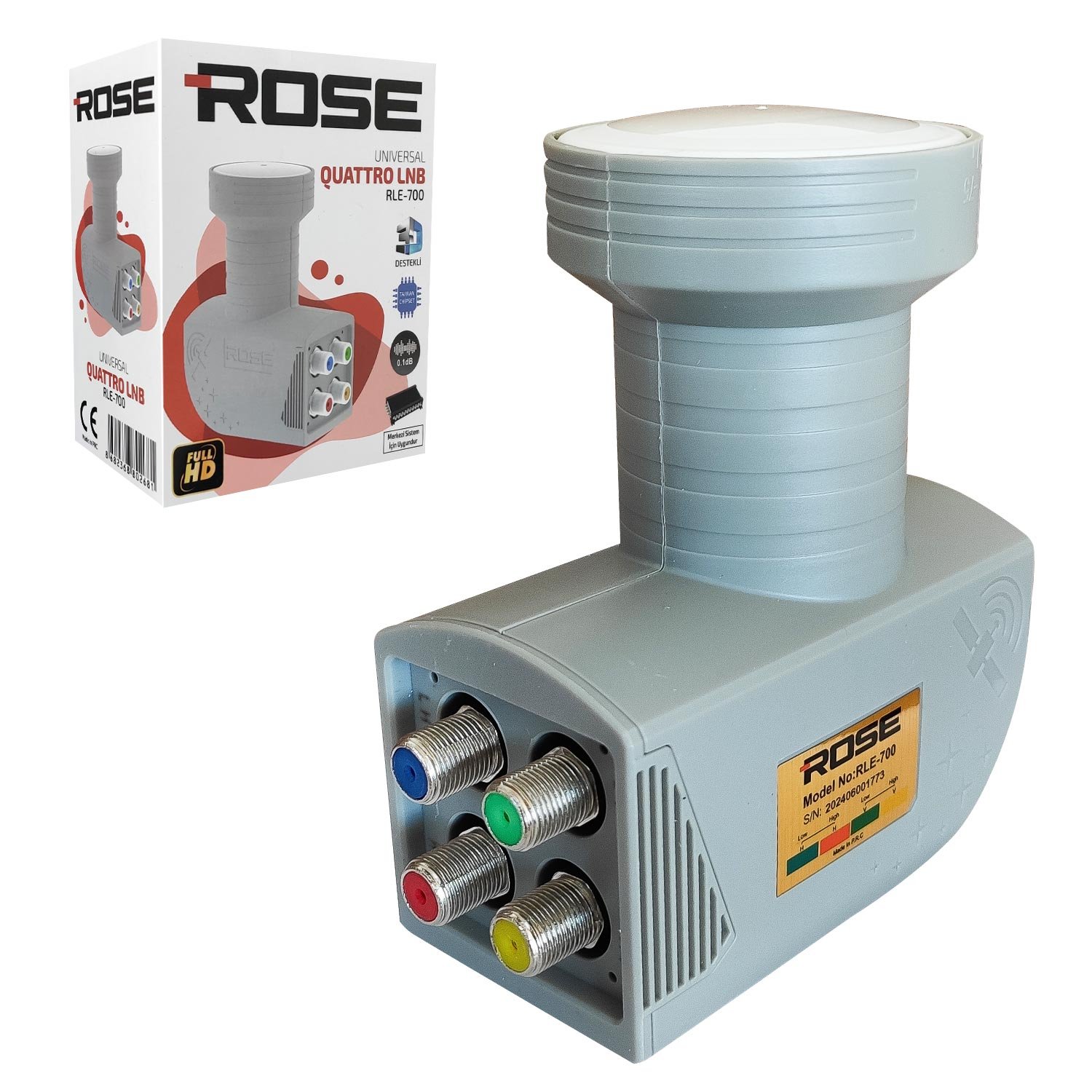 Santral Lnb Dörtlü Quattro 0.1DB 4K Rose