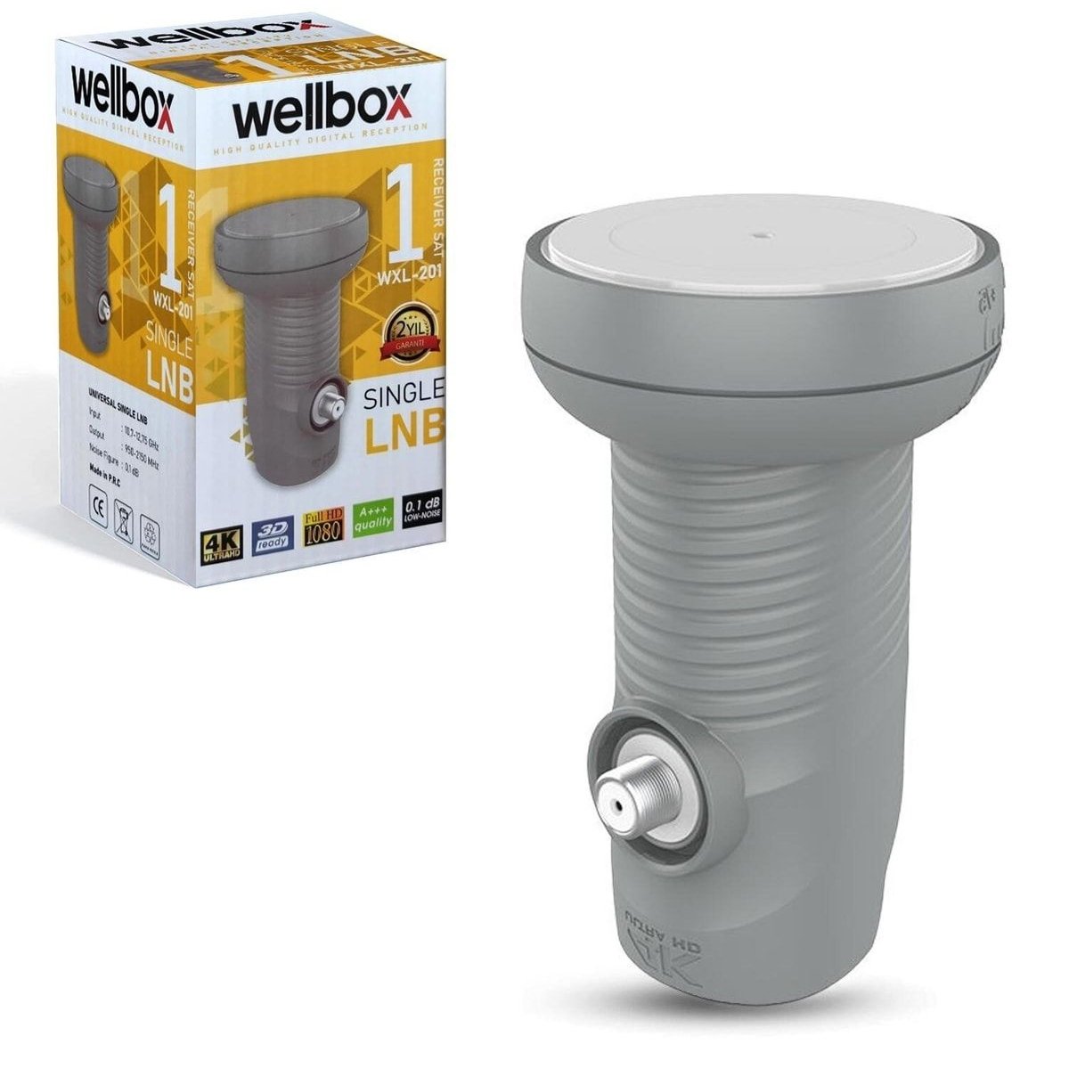 Tekli Lnb Single 0.1DB 3D Wellbox