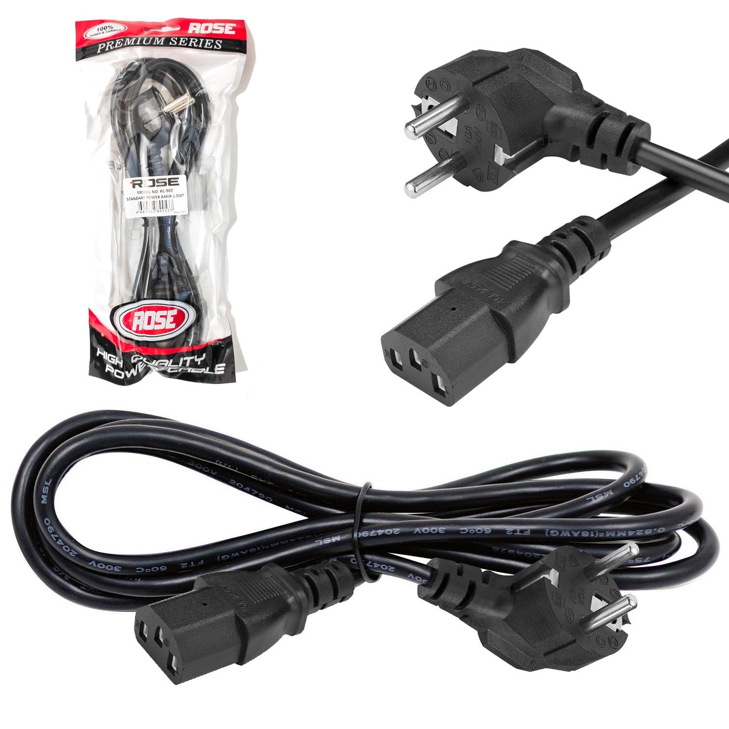 Power Kablo 3x0.75mm 1.5mt Rose 