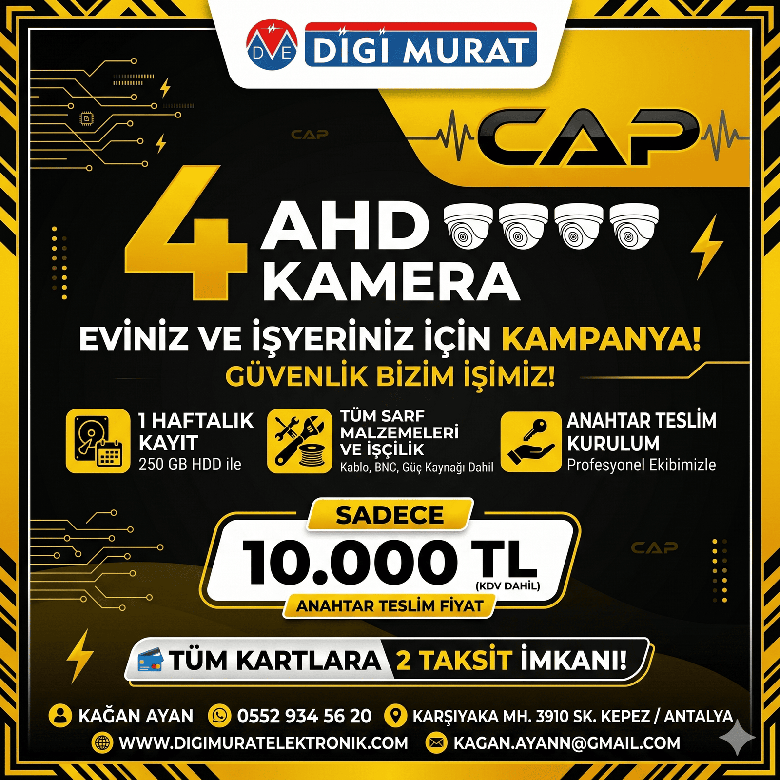 4 LÜ CAP GÜVENLİK KAMPANYASI 