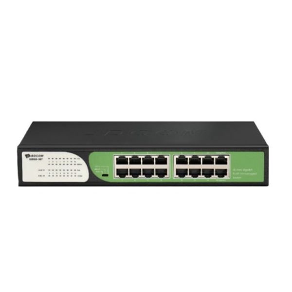 BDCOM S1500-16T 16-Port Gigabit TX ports, rack-mounted